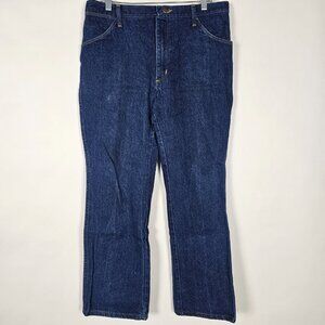 Jean Bleu Denim Big Ben – Made In USA, Taille L (femme) 32, Jambe Droite, Lavage Moyen